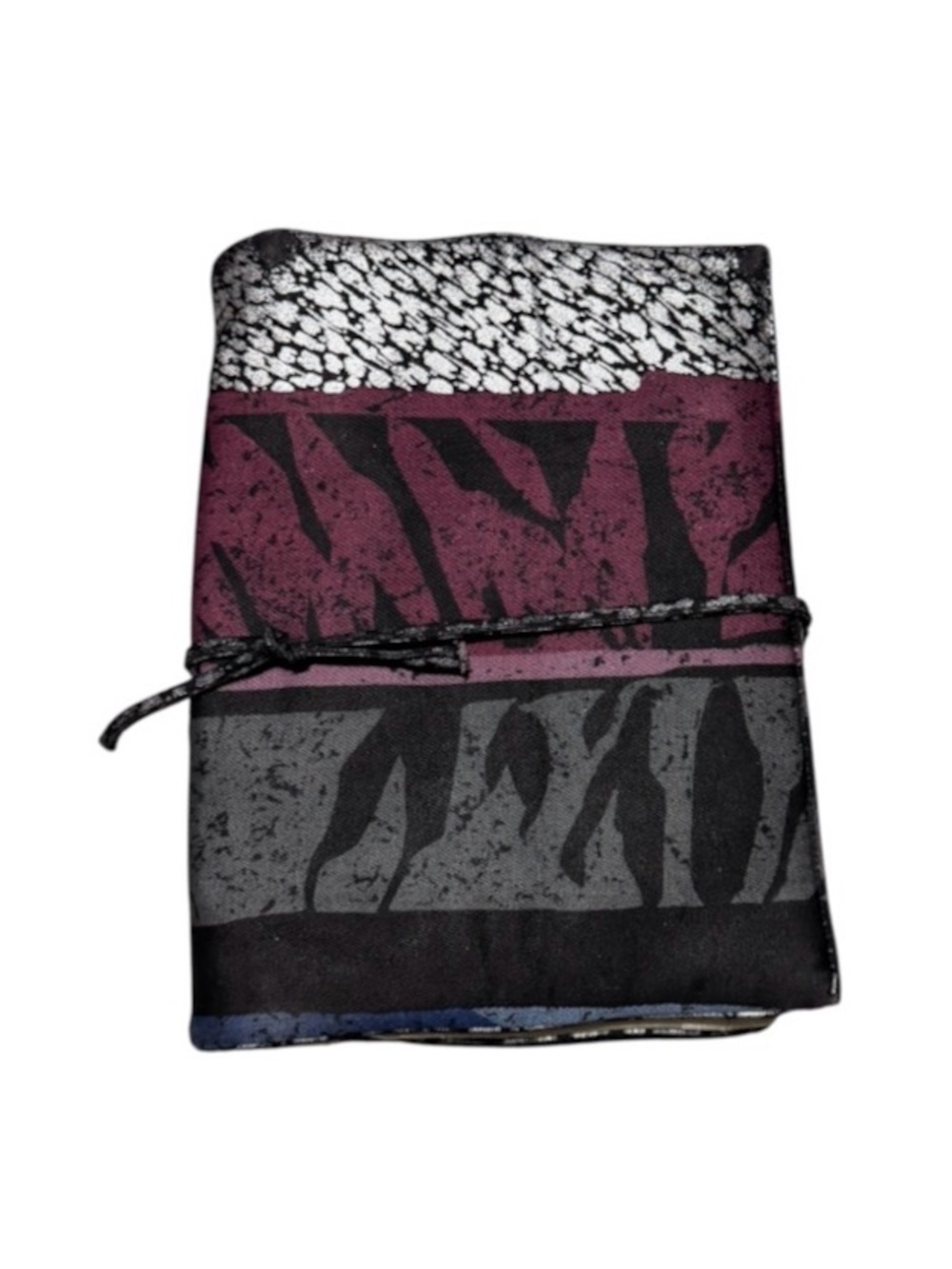 Abstract Multi-Color Travel Organizer Pouch with Tie closure
